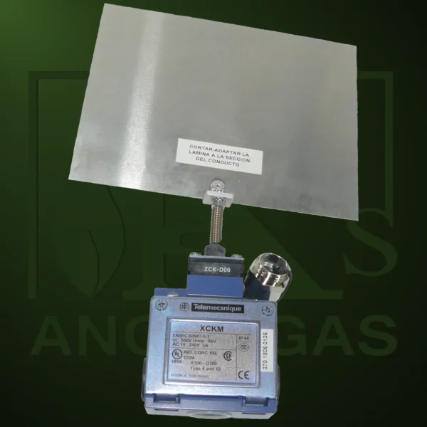 Interruptor flujo para conducto aire. Ref. IF.01 - Imagen Web de Ancargas ©