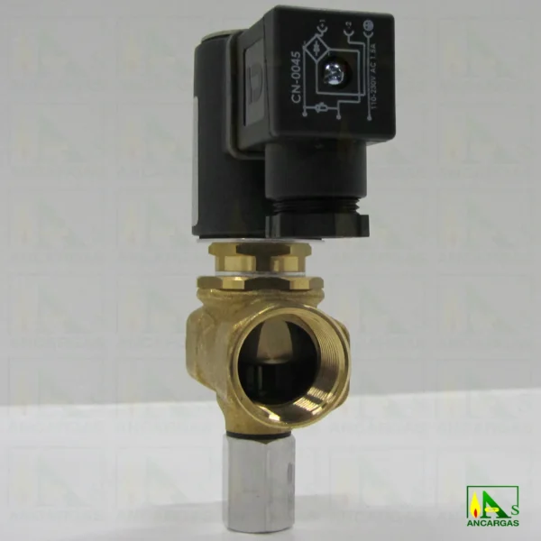 Electroválvula rearme manual NC a 230V - 500mbar DN20 - Imagen Web de Ancargas ©