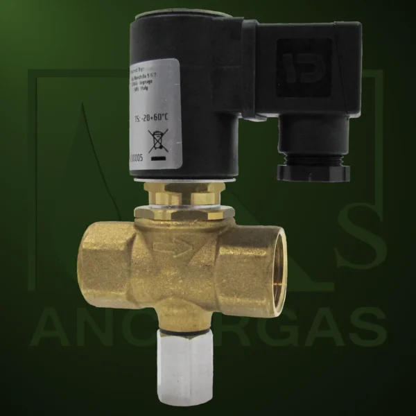 Electroválvula rearme manual NC a 230V - 500mbar DN20 - Imagen Web de Ancargas ©