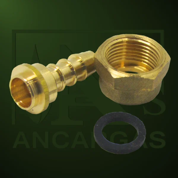 Conjunto tetina tuerca tubo 9x15 - Imagen Web de Ancargas ©