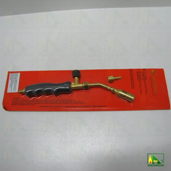 Soldador Ancargas - Soldador con boquilla, tuerca y tetina. - Imagen Web de Ancargas ©