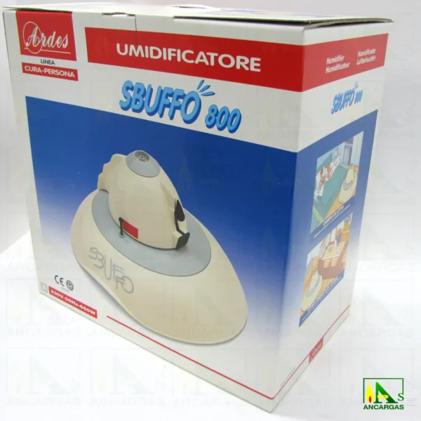 Humidificador de electrodos Ardes Sbuffo 650W 3,5L 10 horas silencioso regulable - Imagen Web de Ancargas ©
