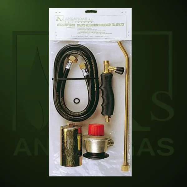 Conjunto soldador tela asfaltica chamuscar - Imagen Web de Ancargas ©