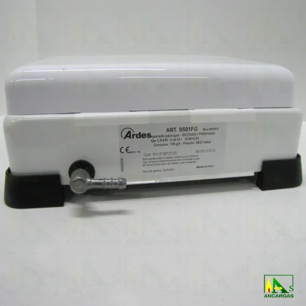 Cocina Gas Zeus 1 fuego AR9S01F - Imagen Web de Ancargas ©