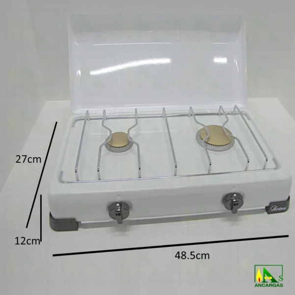 Cocina Gas Zeus 2 fuegos AR9S02F - Imagen Web de Ancargas ©
