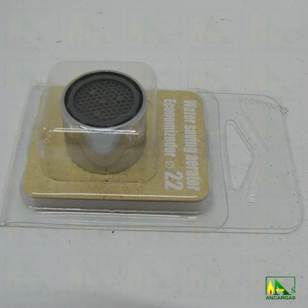 Atomizador economizador de agua de rosca hembra Ø22 - Imagen Web de Ancargas ©