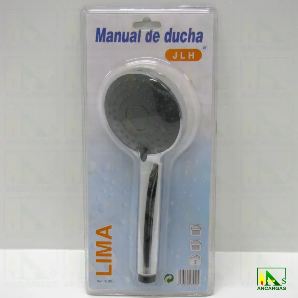 Mango de ducha Lima con 3 posiciones en blíster - Imagen Web de Ancargas ©