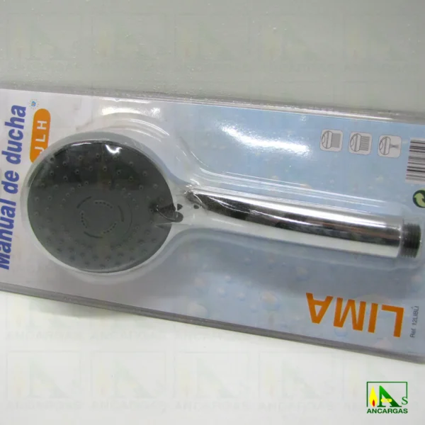 Mango de ducha Lima con 3 posiciones en blíster - Imagen Web de Ancargas ©