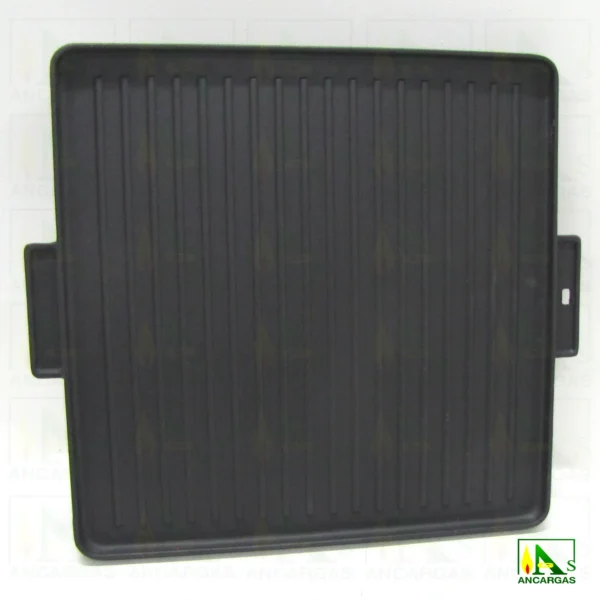 Plancha grill de hierro fundido para quemadores atmosféricos 38cm x 38cm - Imagen Web de Ancargas ©