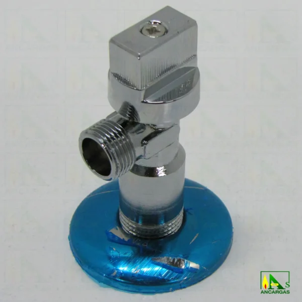 Llave de escuadra Roc de latón cromado - Imagen Web de Ancargas ©