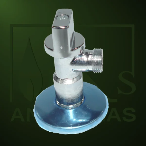 Llave de escuadra Roc de latón cromado - Imagen Web de Ancargas ©