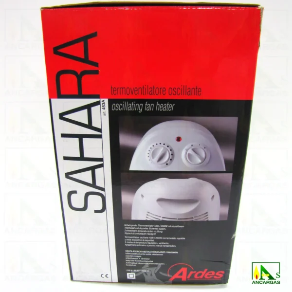 Ardes Calefactor Tepo Swing SAHARA AR453a -BLANCO - Imagen Web de Ancargas ©