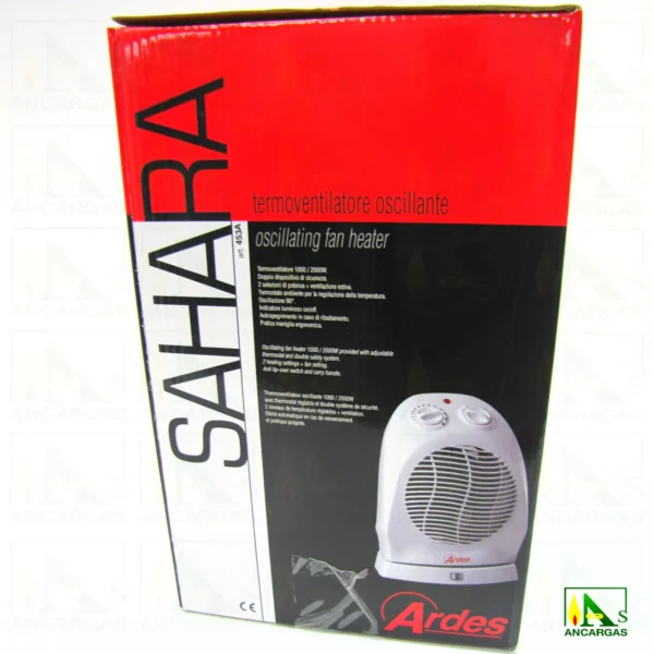 Ardes Calefactor Tepo Swing SAHARA AR453a -BLANCO - Imagen Web de Ancargas ©