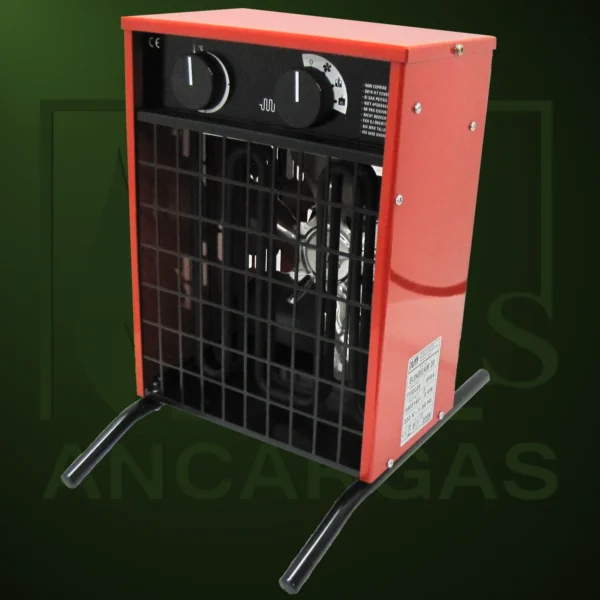 Generador de aire caliente eléctrico (monofásico) 1720 Kcalh caudal 200 m³h - Imagen Web de Ancargas ©