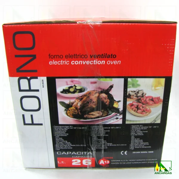 Ardes Horno de convección 26L 1500W - Imagen Web de Ancargas ©