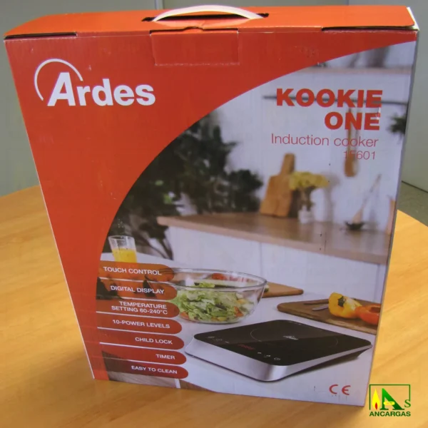 Ardes Kookie One - Placa de inducción 2000W - Imagen Web de Ancargas ©