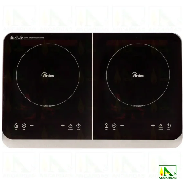 Ardes Kookie Duo - Placa de inducción Doble 3500W - Imagen Web de Ancargas ©