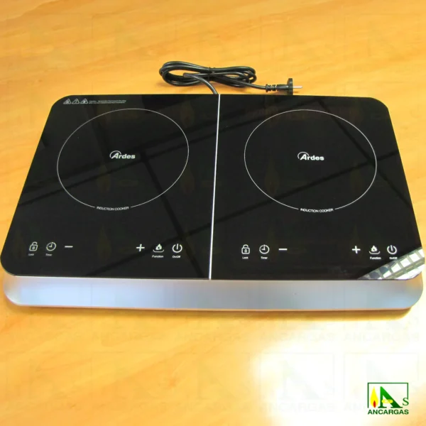 Ardes Kookie Duo - Placa de inducción Doble 3500W - Imagen Web de Ancargas ©
