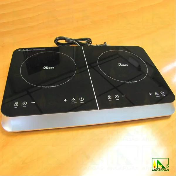 Ardes Kookie Duo - Placa de inducción Doble 3500W - Imagen Web de Ancargas ©