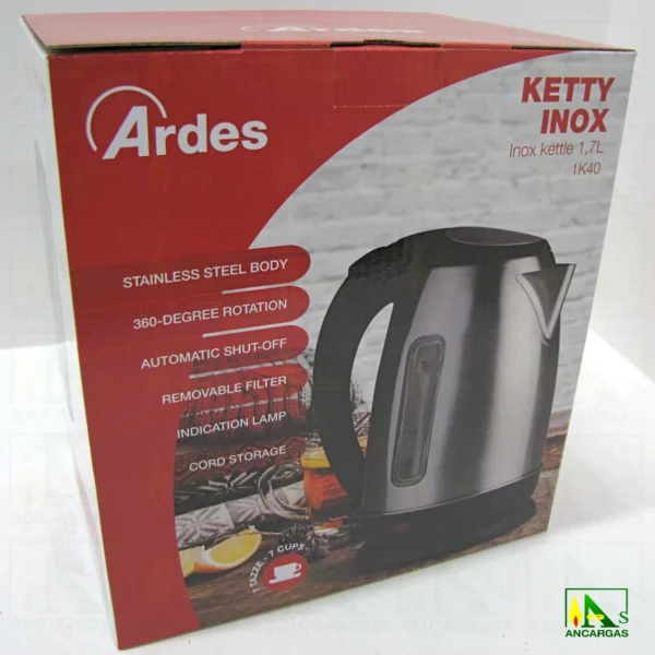 Ardes Ketty Inox Hervidor ar1k40 - Imagen Web de Ancargas ©