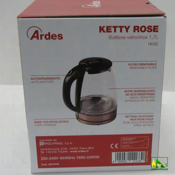 Ardes Ketty Rose Hervidor ar1k45 - Imagen Web de Ancargas ©