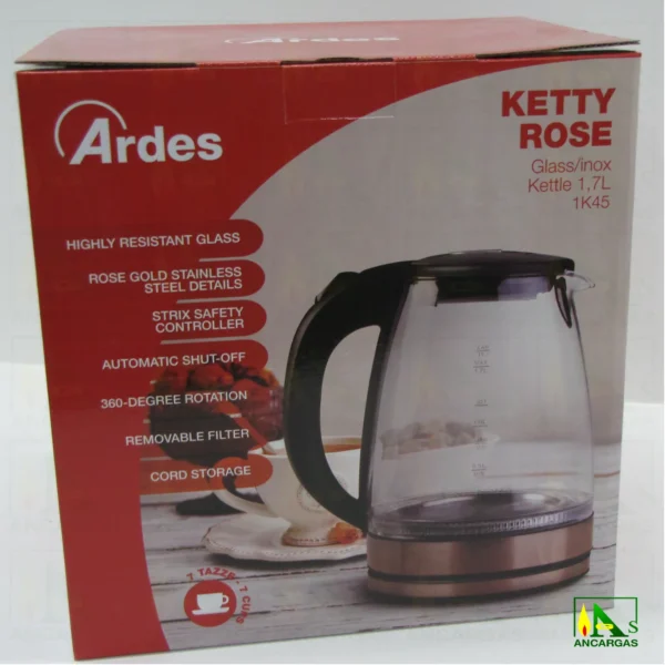 Ardes Ketty Rose Hervidor ar1k45 - Imagen Web de Ancargas ©