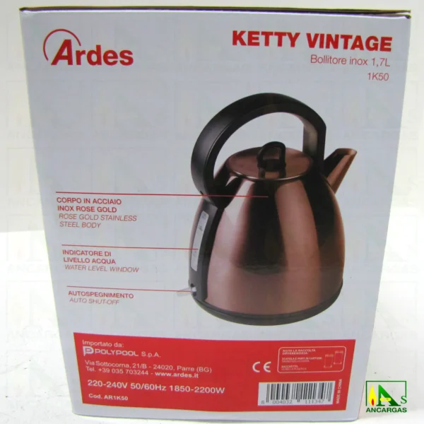 Ardes Ketty Vintage Hervidor ar1k50 - Imagen Web de Ancargas ©