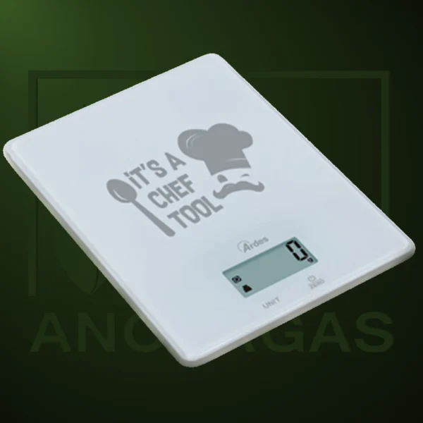Ardes Báscula de cocina digital Glassy - Imagen Web de Ancargas ©