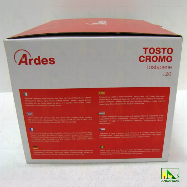 Ardes Tostadora - Imagen Web de Ancargas ©