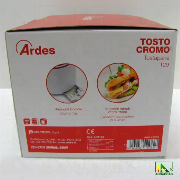 Ardes Tostadora - Imagen Web de Ancargas ©