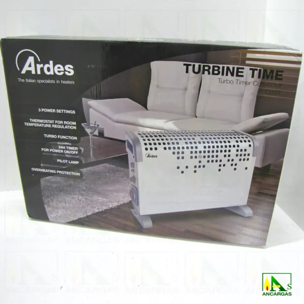 Ardes Calefactor de Convección Turbine Time - Imagen Web de Ancargas ©