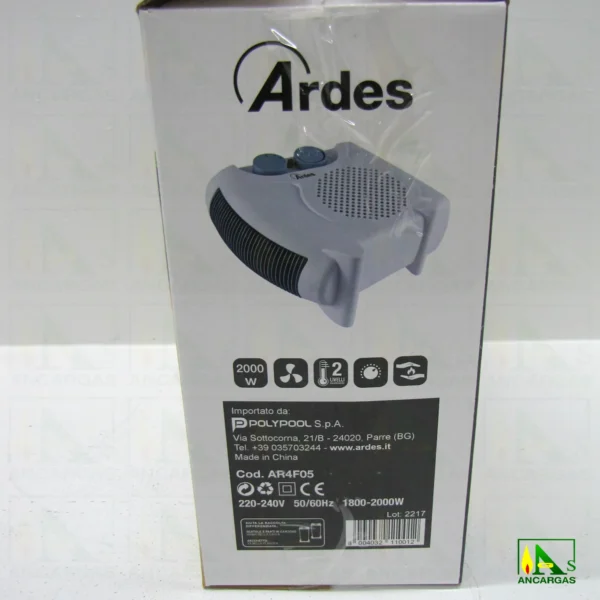 Ardes Calentador Tepo Double - Imagen Web de Ancargas ©