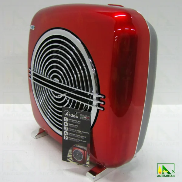 Ardes Calefactor Rock Rojo - Imagen Web de Ancargas ©