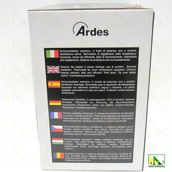 Ardes Termoventilador Fifty - Imagen Web de Ancargas ©
