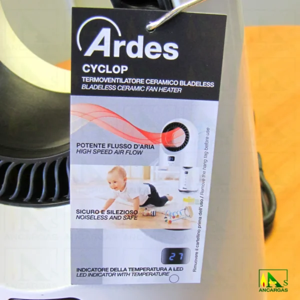 Termoventilador Cyclop Sin Aspas - Imagen Web de Ancargas ©