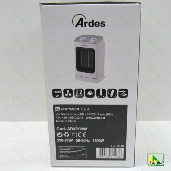 Ardes Calefactor Hotto - Imagen Web de Ancargas ©