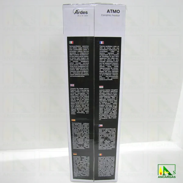 Torre Termoventilador Cerámico ATMO - Imagen Web de Ancargas ©