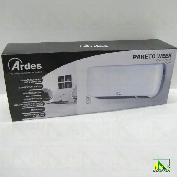 Ardes Calefactor Pareto Week - Imagen Web de Ancargas ©