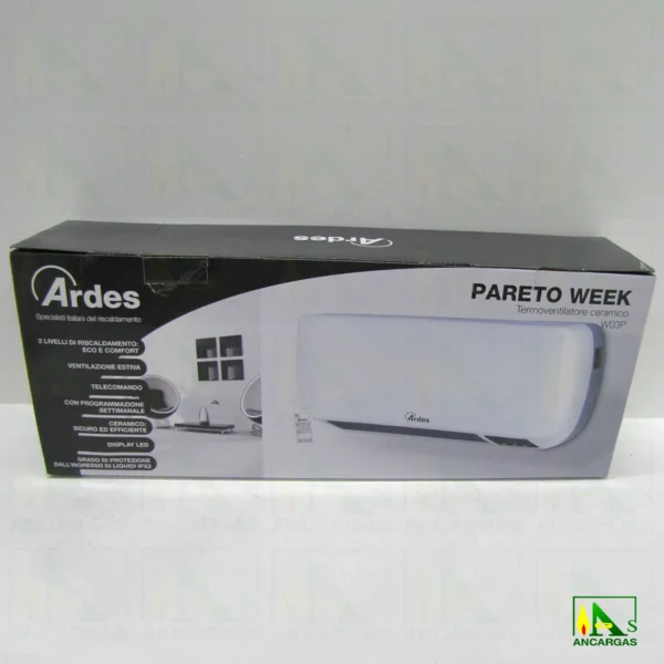 Ardes Calefactor Pareto Week - Imagen Web de Ancargas ©