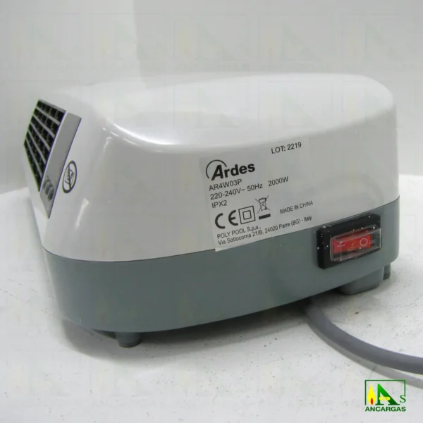 Ardes Calefactor Pareto Week - Imagen Web de Ancargas ©