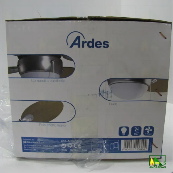 Ardes Ventilador de techo - Imagen Web de Ancargas ©