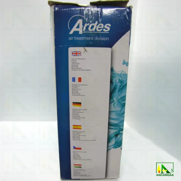 Ventilador Chrome de pie Cromado 45cm - Imagen Web de Ancargas ©