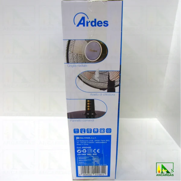 Ardes Ventiliador Eldorado de Sobremesa 40cm - Eldorado 40 - Imagen Web de Ancargas ©