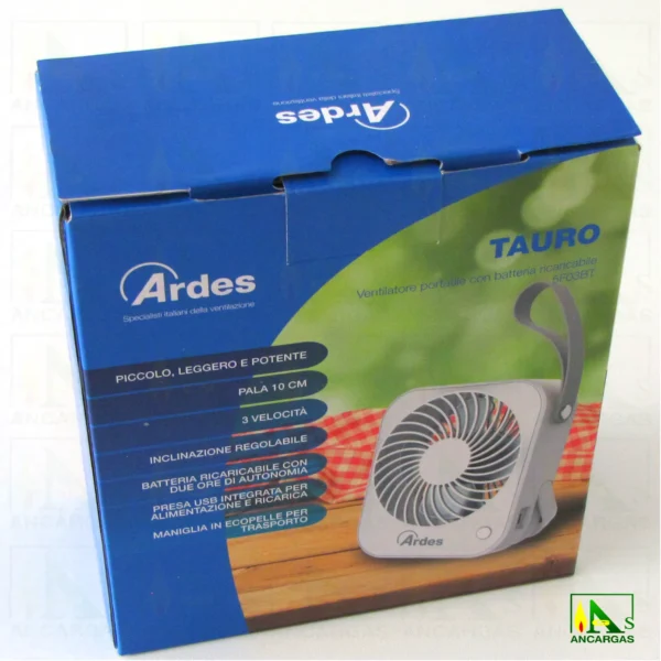 Ardes Ventilador Tauro - Imagen Web de Ancargas ©