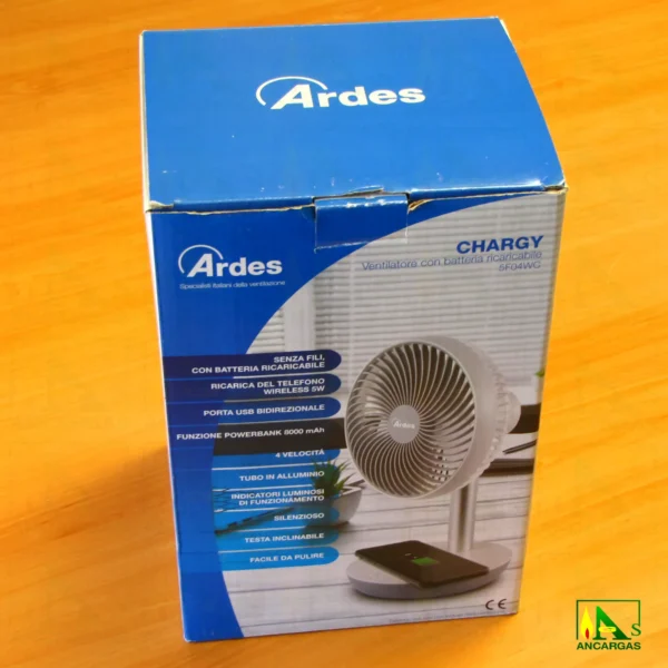 Ardes Ventilador Chargy - Imagen Web de Ancargas ©