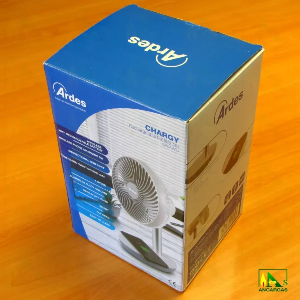 Ardes Ventilador Chargy - Imagen Web de Ancargas ©