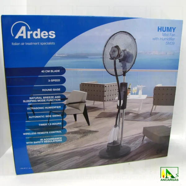 Ardes Humy Ventilador Humidificador - Imagen Web de Ancargas ©