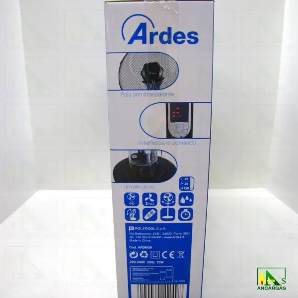 Ardes Humy Ventilador Humidificador - Imagen Web de Ancargas ©