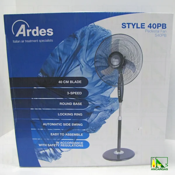 Ardes Ventilador de Pie Style 40 negro - Imagen Web de Ancargas ©