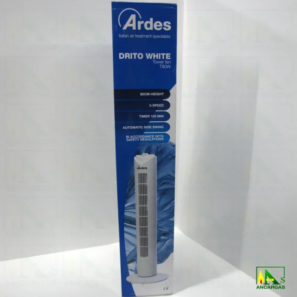 Ardes ventilador drito blanco - Imagen Web de Ancargas ©
